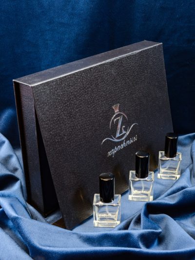 Eleganckie pudełko na próbki perfum 3x10ml