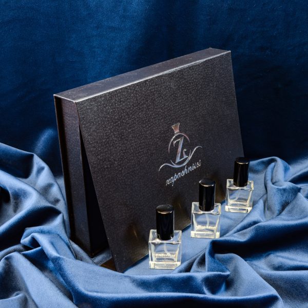 Eleganckie pudełko na próbki perfum 3x10ml