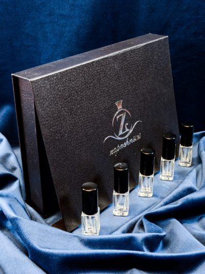 Eleganckie pudełko na próbki perfum 5x3ml