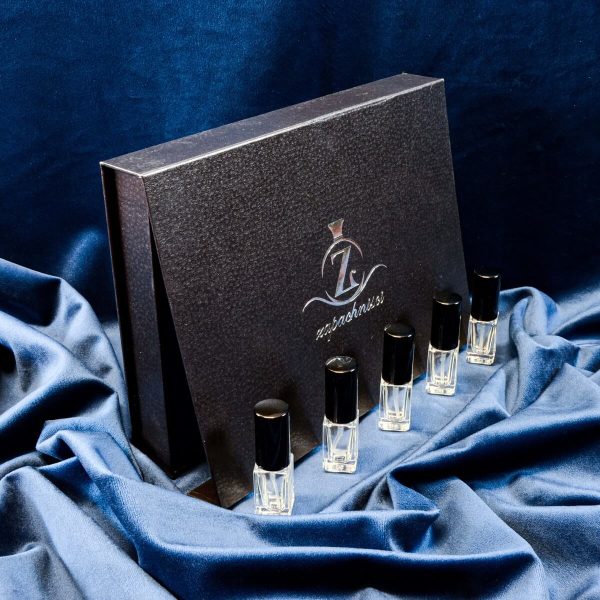 Eleganckie pudełko na próbki perfum 5x3ml