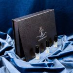 Eleganckie pudełko na próbki perfum 3x3ml