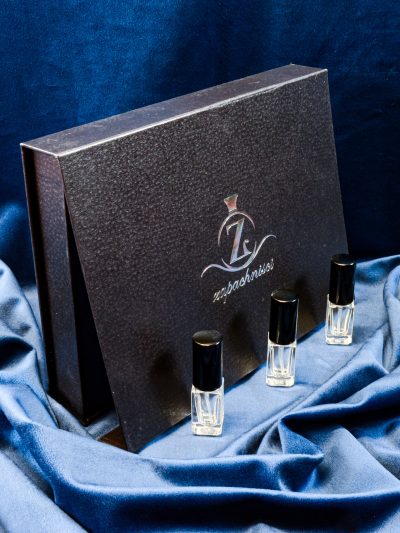 Eleganckie pudełko na próbki perfum 3x3ml