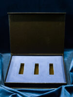Eleganckie pudełko na próbki perfum 3x3ml