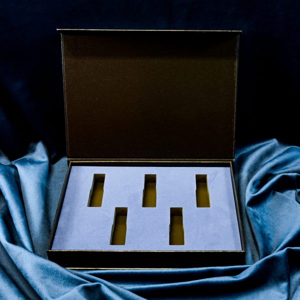 Eleganckie pudełko na próbki perfum 5x3ml