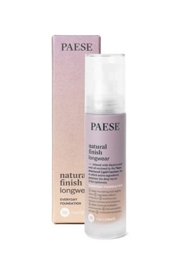 Paese Nanorevit Natural Finish Longwear Everyday Foundation długotrwały podkład o naturalnym wykończeniu 02 Porcelain 35ml