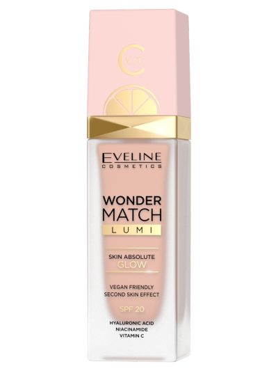 Eveline Cosmetics Wonder Match Lumi luksusowy podkład rozświetlający do twarzy 10 Vanilla 30ml