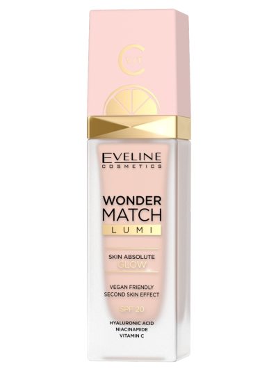 Eveline Cosmetics Wonder Match Lumi luksusowy podkład rozświetlający do twarzy 05 Light 30ml