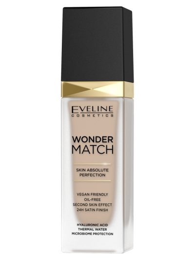 Eveline Cosmetics Wonder Match Foundation luksusowy podkład dopasowujący się 12 Light Natural 30ml