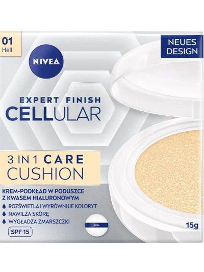 Nivea Expert Finish Cellular 3in1 Care Cushion krem-podkład w poduszce SPF15 01 Light 15ml