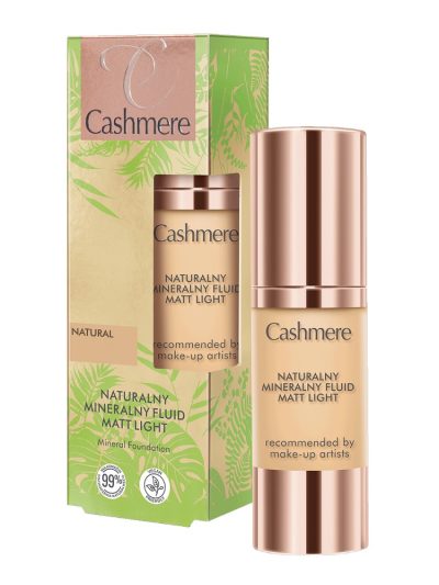 Cashmere Mineral Foundation naturalny mineralny fluid Natural 30ml