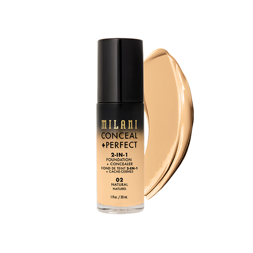 Milani Conceal + Perfect 2-in-1 Foundation + Concealer kryjący podkład do twarzy 02 Natural 30ml