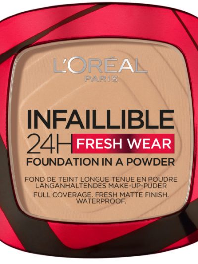 L'Oreal Paris Infaillible 24H Fresh Wear Foundation In A Powder matujący podkład do w pudrze 140 Golden Beige 9g