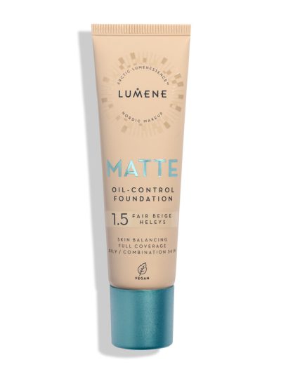 Lumene Matte Oil-Control Foundation podkład matujący 1.5 Fair Beige 30ml