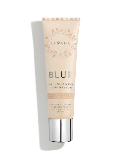 Lumene Blur 16h Longwear Foundation SPF15 wygładzający podkład do twarzy 2 Soft Honey 30ml