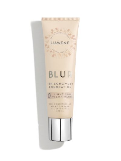 Lumene Blur 16h Longwear Foundation SPF15 wygładzający podkład do twarzy 0 Light Ivory 30ml