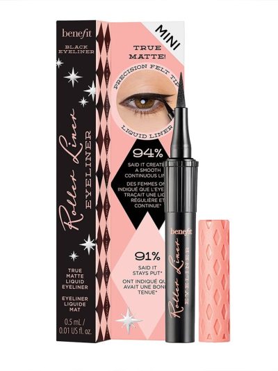 Benefit Roller Liner Matte Liquid Eyeliner Travel Size mini matowy eyeliner w pisaku Black 0.5ml