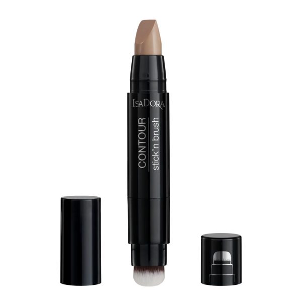 Isadora Contour Stick'n Brush bronzer do konturowania w sztyfcie 30 Cool Beige 4.2g