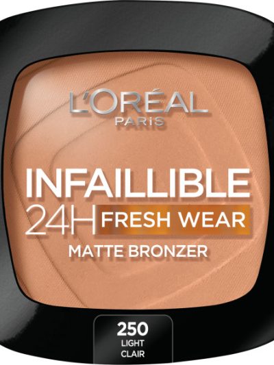 L'Oreal Paris Infaillible 24H Fresh Wear Soft Matte Bronzer matujący bronzer do twarzy 250 Light 9g