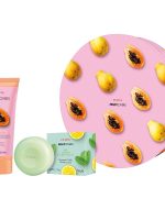 Pupa Milano Fruit Lovers Papaya zestaw żel pod prysznic 200ml + szampon w kostce 60g