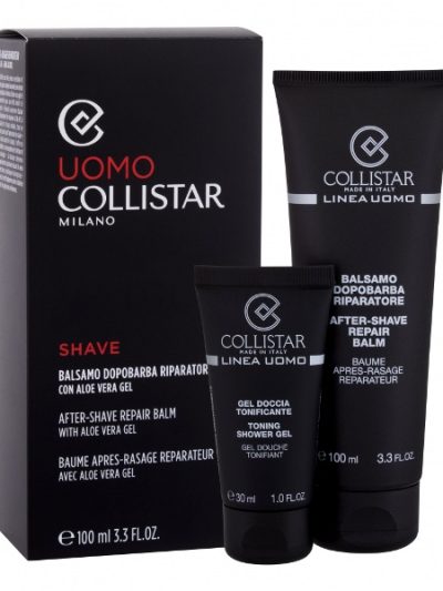 Collistar Uomo zestaw Aftershave Balm balsam po goleniu 100ml + Shower Gel żel pod prysznic 30ml