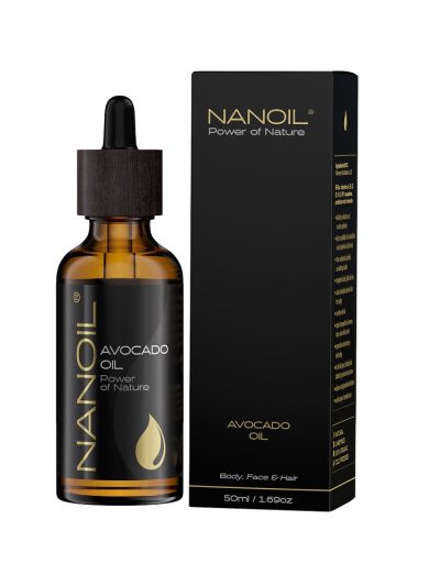 Nanoil Avocado Oil olejek z awokado do pielęgnacji włosów i ciała 50ml