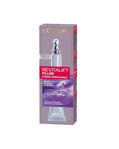 L'Oreal Paris Revitalift Filler [HA] Anti-Age krem pod oczy 15ml