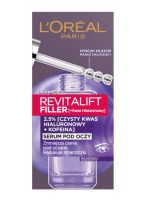 L'Oreal Paris Revitalift Filler [+Kwas Hialuronowy] serum pod oczy redukujące zmarszczki 20ml