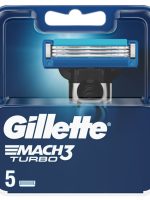 Gillette Mach3 Turbo ostrza wymienne do maszynki do golenia 5szt