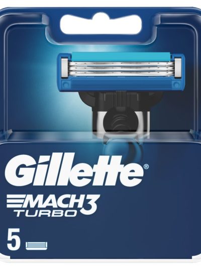 Gillette Mach3 Turbo ostrza wymienne do maszynki do golenia 5szt