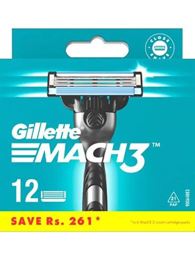 Gillette Mach3 wymienne ostrza do maszynki do golenia 12szt