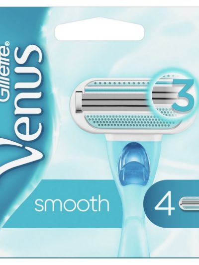 Gillette Venus Smooth wymienne ostrza do maszynki do golenia dla kobiet 4szt