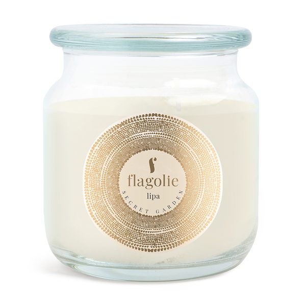 Flagolie Secret Garden świeca zapachowa Lipa 400g