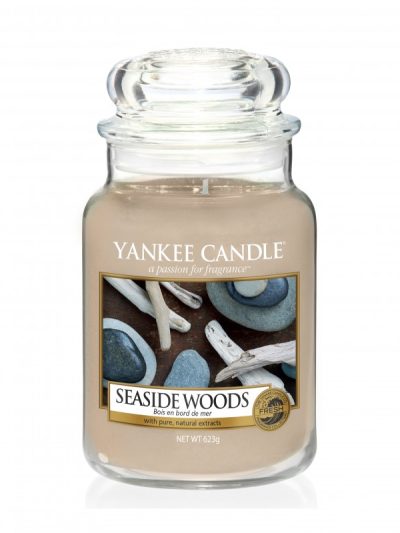 Yankee Candle Świeca zapachowa duży słój Seaside Wood 623g