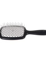 Janeke Superbrush szczotka fryzjerska do rozczesywania włosów Czarno-Szara