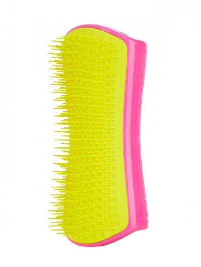 Pet Teezer Large Detangling Dog Grooming Brush szczotka do rozplątywania i pielęgnacji sierści Pink Yellow