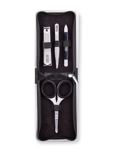 Revlon Men's Series Essential Grooming zestaw nożyczki + pęseta + obcinacz do paznokci + pilnik 42063