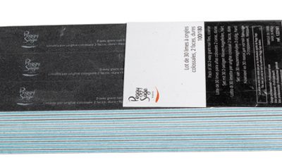 Peggy Sage Pack Of 30 2-Way Gigant Nail Files Coarse komplet dużych pilników do paznokci dwustronnych 100/180 czarny 30szt