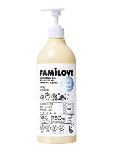 Yope Familove żel pod prysznic i płyn do kąpieli Kwitnąca Bergamotka 750ml