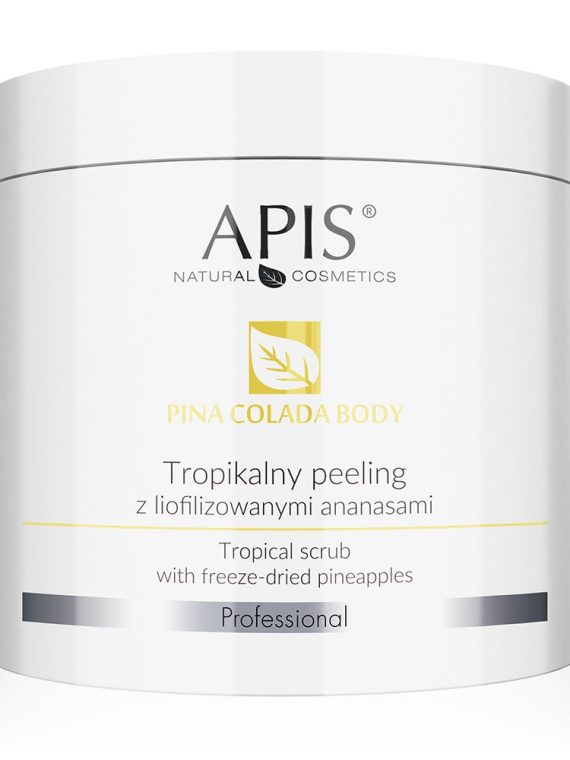 APIS Pina Colada Body tropikalny peeling z liofilizowanym ananasami 650g