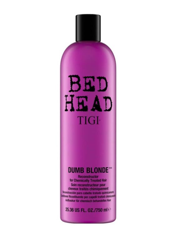 Tigi Bed Head Dumb Blonde Reconstructor odbudowująca odżywka do włosów blond zniszczonych zabiegami chemicznymi 750ml