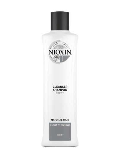 NIOXIN System 1 Cleanser Shampoo oczyszczający szampon do włosów normalnych lekko przerzedzonych 300ml