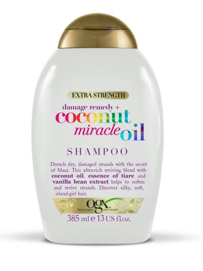 OGX Damage Remedy + Coconut Miracle Oil Shampoo szampon do włosów suchych i zniszczonych 385ml