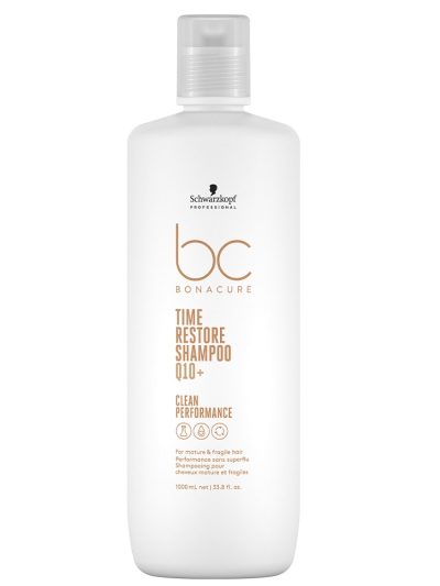 Schwarzkopf Professional BC Bonacure Time Restore Shampoo delikatnie oczyszczający szampon do włosów dojrzałych 1000ml