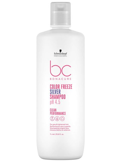 Schwarzkopf Professional BC Bonacure Color Freeze Silver Shampoo szampon z pigmentem do chłodnych odcieni włosów 1000ml