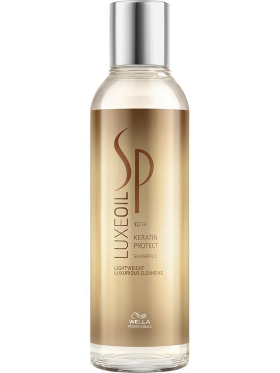 Wella Professionals SP Luxe Oil Keratin Protect Shampoo szampon keratynowy do włosów zniszczonych 200ml