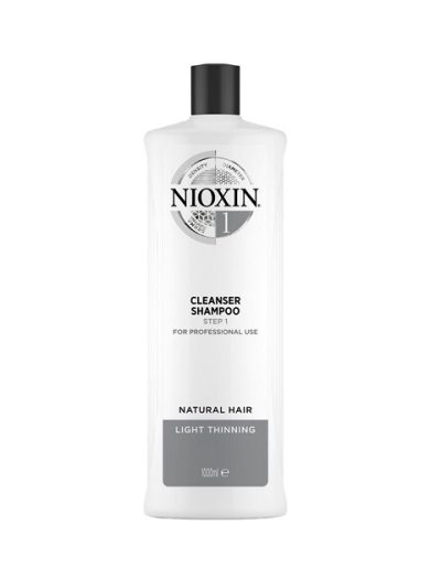 NIOXIN System 1 Cleanser Shampoo oczyszczający szampon do włosów normalnych lekko przerzedzonych 1000ml