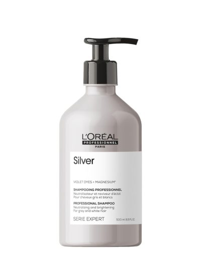 L'Oreal Professionnel Serie Expert Silver Shampoo szampon do włosów siwych i rozjaśnianych 500ml