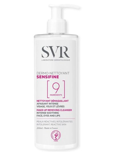 SVR Sensifine Dermo-Nettoyant intensywnie łagodzący płyn do demakijażu twarzy i oczu 400ml