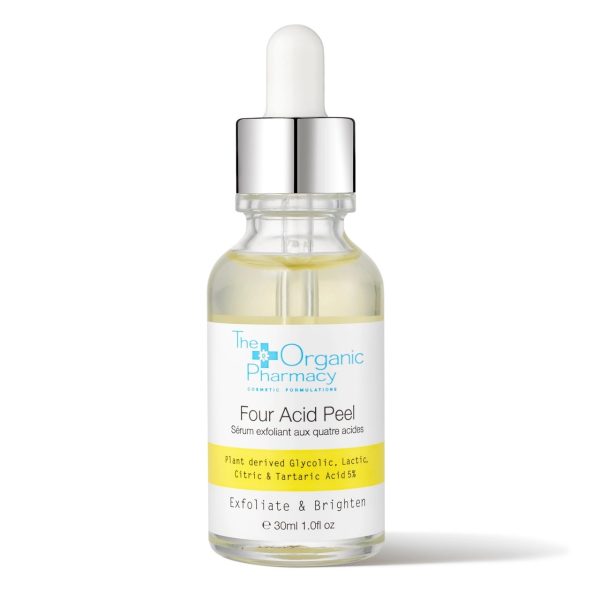 The Organic Pharmacy Four Acid Peel rozjaśniająco-transformujący peeling twarzy 30ml