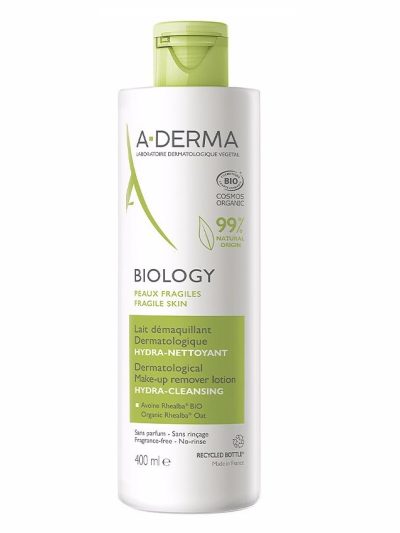 A-Derma Biology Hydra-Cleansing Dermatological Make-up Remover Lotion mleczko oczyszczające 400ml